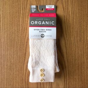 🌕 SOLD. 🍨 Organic Over Knee Socks
